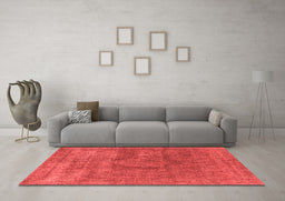 Industrial Red Washable Rugs
