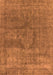 Machine Washable Oriental Orange Industrial Area Rugs, wshurb1504org