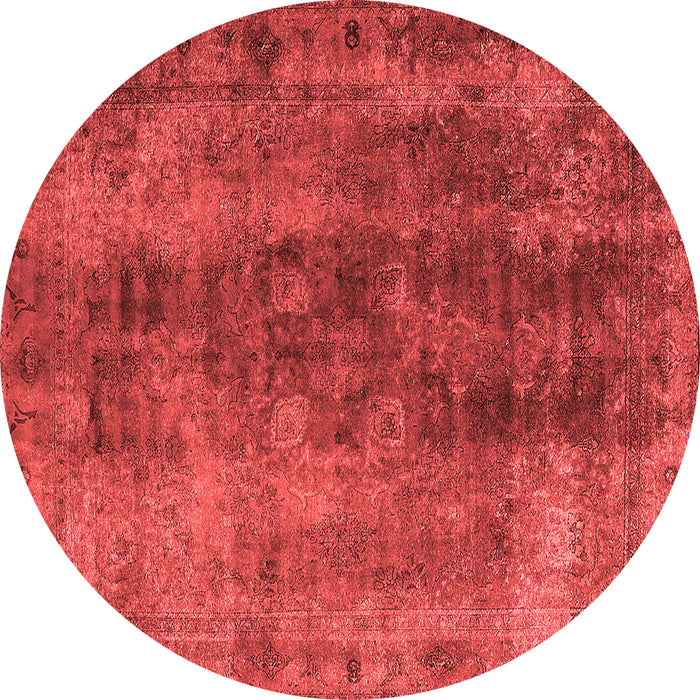 Machine Washable Oriental Red Industrial Rug, wshurb1505red