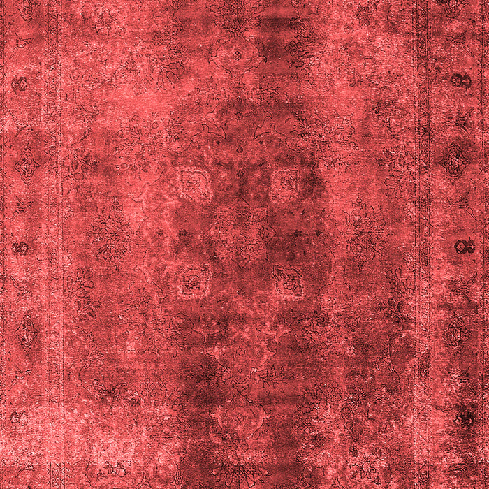 Machine Washable Oriental Red Industrial Rug, wshurb1505red
