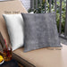 Front View of Mid-Century Modern Urban Square Gray Throw Pillow, 18 inch by 18 inch, pwurb1505