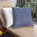 Front View of Mid-Century Modern Urban Square Blue Throw Pillow, 18 inch by 18 inch, pwurb1506