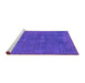 Sideview of Machine Washable Oriental Purple Industrial Area Rugs, wshurb1506pur