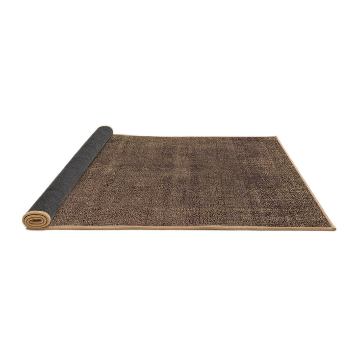 Sideview of Oriental Brown Industrial Rug, urb1506brn