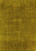 Oriental Yellow Industrial Rug, urb1506yw