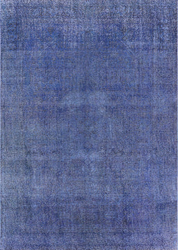 Mid-Century Modern Blue Oriental Rug, urb1506