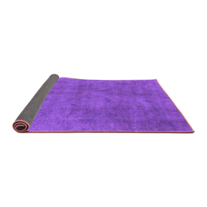 Sideview of Oriental Purple Industrial Rug, urb1507pur