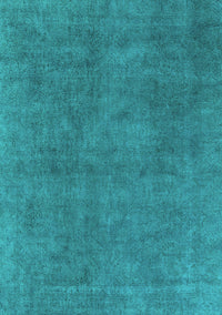 Oriental Turquoise Industrial Rug, urb1507turq