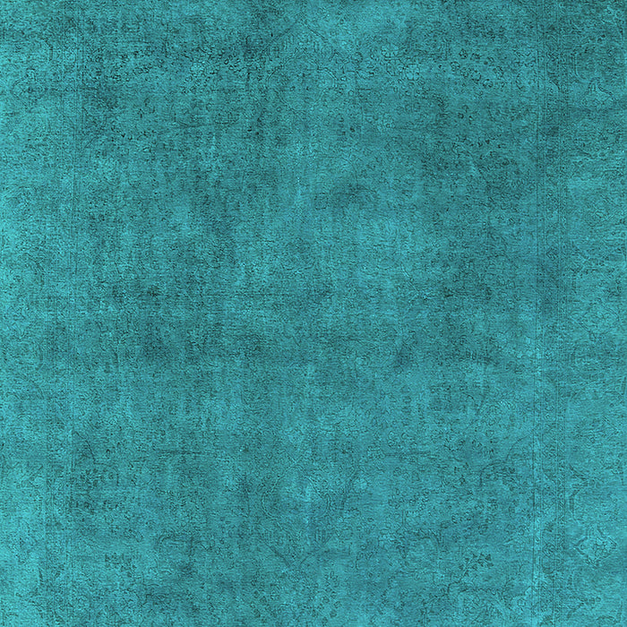 Machine Washable Oriental Turquoise Industrial Area Rugs, wshurb1507turq