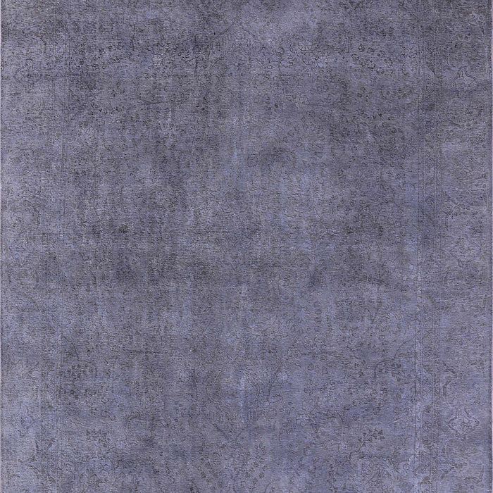 Machine Washable Industrial Modern Slate Blue Grey Blue Rug, wshurb1507