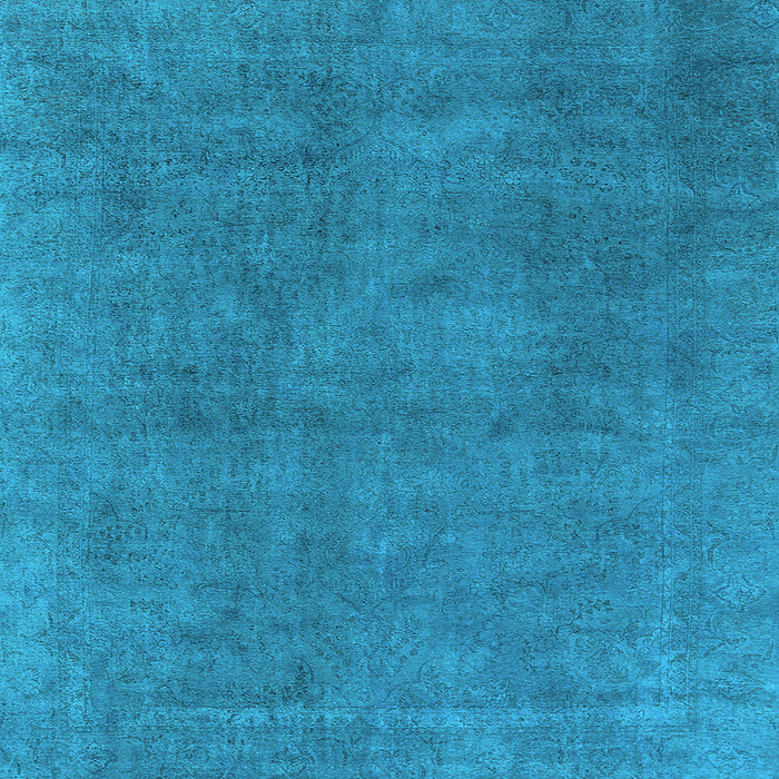 Square Oriental Light Blue Industrial Rug, urb1507lblu