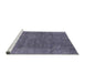 Sideview of Machine Washable Industrial Modern Grape Purple Rug, wshurb1508