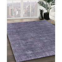 Mid-Century Modern Purple Oriental Rug, urb1508