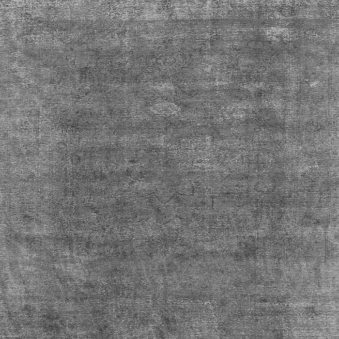 Square Machine Washable Oriental Gray Industrial Rug, wshurb1508gry