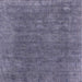 Square Mid-Century Modern Purple Oriental Rug, urb1508