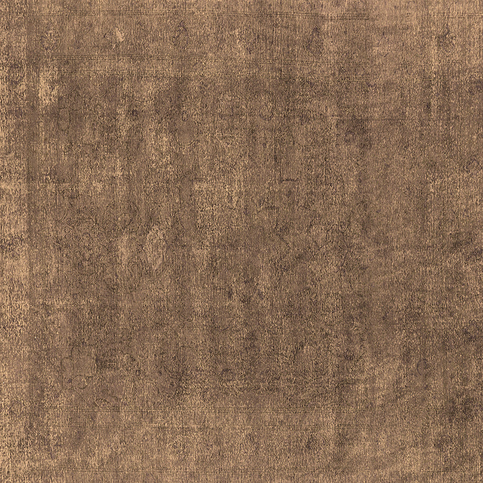Square Oriental Brown Industrial Rug, urb1508brn