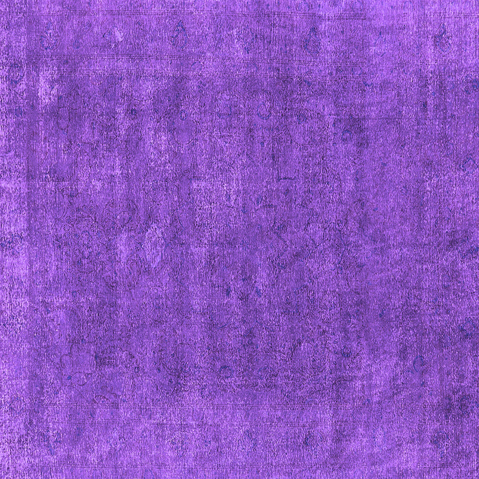 Square Machine Washable Oriental Purple Industrial Area Rugs, wshurb1508pur
