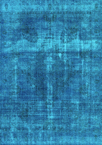 Oriental Turquoise Industrial Rug, urb1509turq