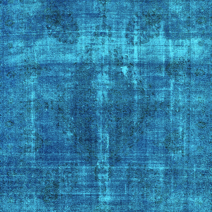 Oriental Turquoise Industrial Rug, urb1509turq