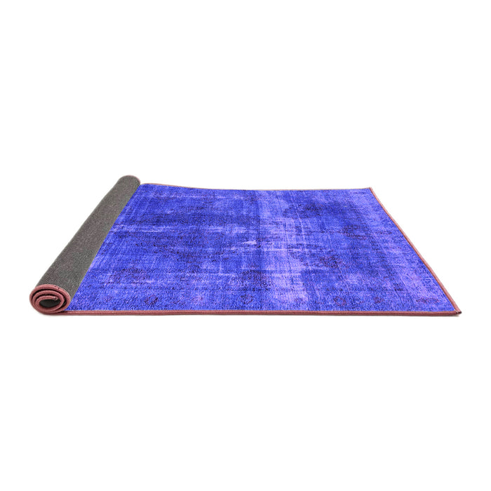 Sideview of Oriental Purple Industrial Rug, urb1509pur