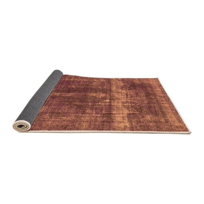 Sideview of Oriental Orange Industrial Rug, urb1509org