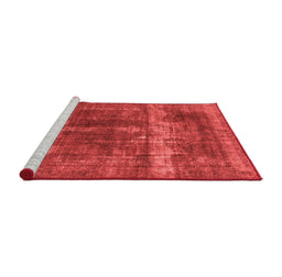 Industrial Red Washable Rugs