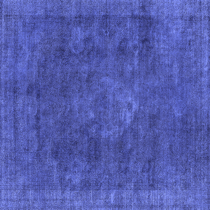 Square Oriental Blue Industrial Rug, urb1510blu