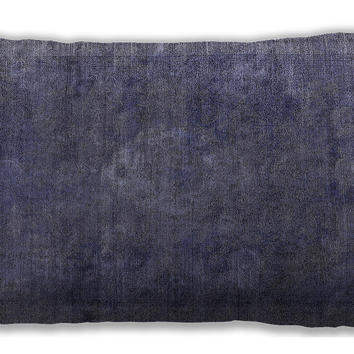 Mid-Century Modern Urban Purple Navy Blue Lumbar Throw Pillow, 13 inch by 19 inch, lburb1510