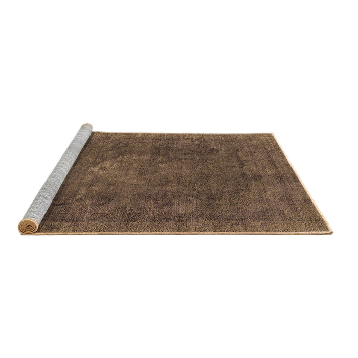 Sideview of Machine Washable Oriental Brown Industrial Rug, wshurb1510brn