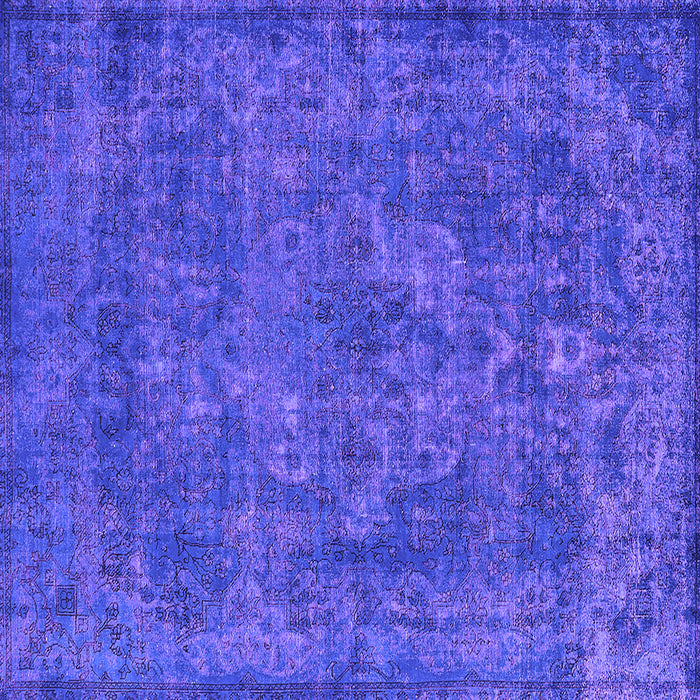 Square Oriental Purple Industrial Rug, urb1511pur