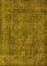 Oriental Yellow Industrial Rug, urb1511yw