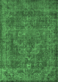 Oriental Emerald Green Industrial Rug, urb1511emgrn