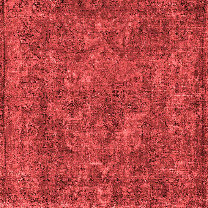 Machine Washable Oriental Red Industrial Rug, wshurb1511red