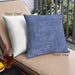 Front View of Mid-Century Modern Urban Square Blue Throw Pillow, 18 inch by 18 inch, pwurb1511