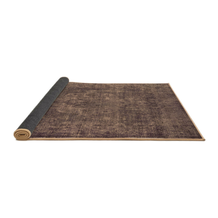 Sideview of Oriental Brown Industrial Rug, urb1511brn