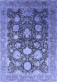 Oriental Blue Industrial Rug, urb1512blu