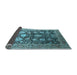 Sideview of Oriental Light Blue Industrial Rug, urb1512lblu