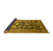 Sideview of Oriental Yellow Industrial Rug, urb1512yw