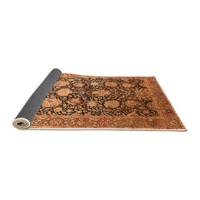 Sideview of Oriental Orange Industrial Rug, urb1512org