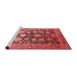 Industrial Red Washable Rugs