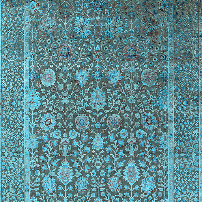 Oriental Light Blue Industrial Rug, urb1513lblu