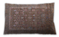 Mid-Century Modern Urban Khaki Rose Pink Lumbar Throw Pillow, 13 inch by 19 inch, lburb1513