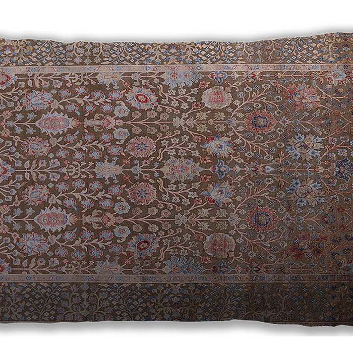 Mid-Century Modern Urban Khaki Rose Pink Lumbar Throw Pillow, 13 inch by 19 inch, lburb1513