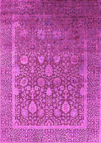 Oriental Pink Industrial Rug, urb1513pnk