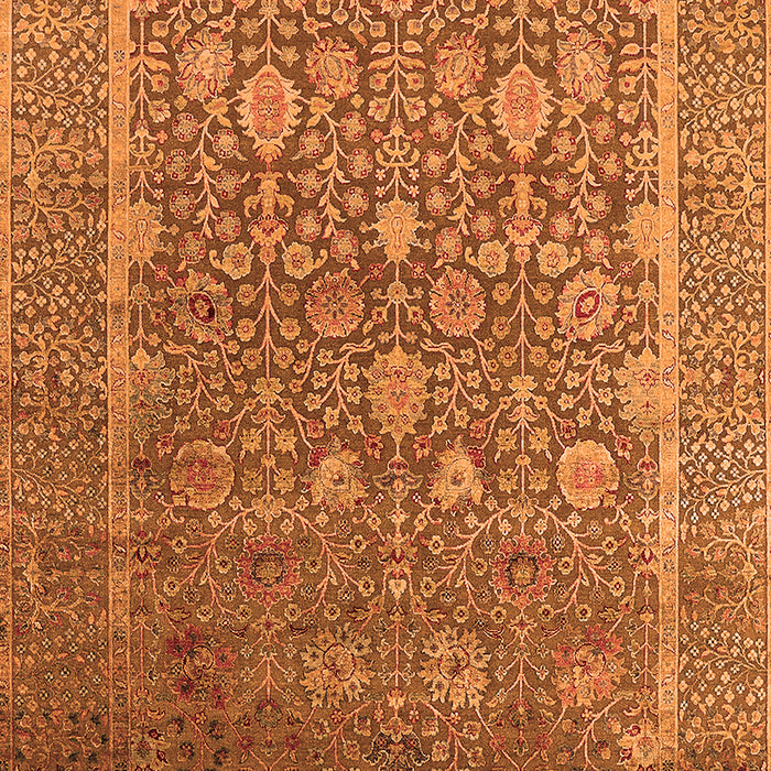 Oriental Orange Industrial Rug, urb1513org