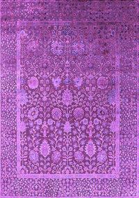 Oriental Purple Industrial Rug, urb1513pur