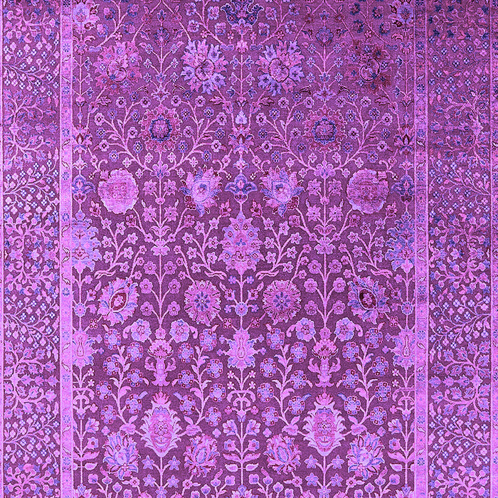 Machine Washable Oriental Purple Industrial Area Rugs, wshurb1513pur