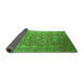 Sideview of Oriental Green Industrial Rug, urb1513grn