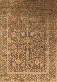 Oriental Brown Industrial Rug, urb1513brn