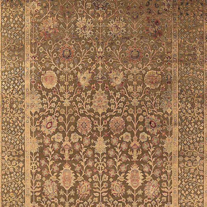 Oriental Brown Industrial Rug, urb1513brn